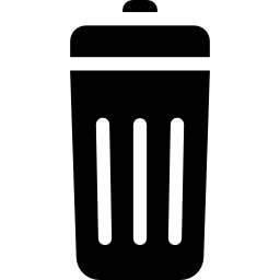 Garbage bin icon