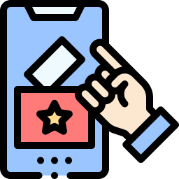 Online voting icon