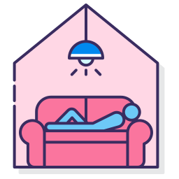 Stay at home icon