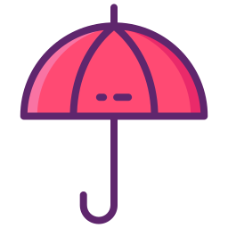 Open umbrella icon