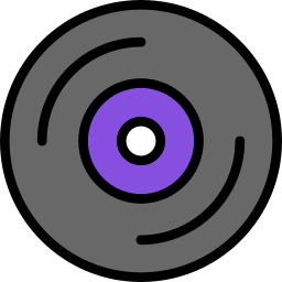 Vinyl disc icon