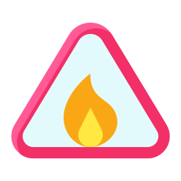 Fire sign icon