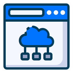 Cloud computing icon