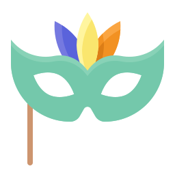 Carnival mask icon