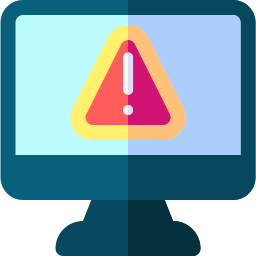 Warning sign icon