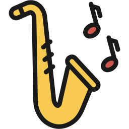 saxofoon icoon