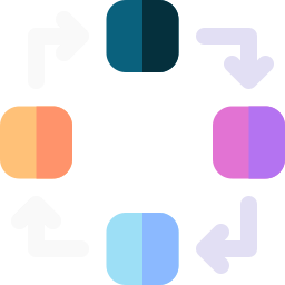 flux de travail Icône