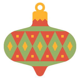 Christmas ball icon