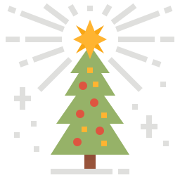 Christmas tree icon