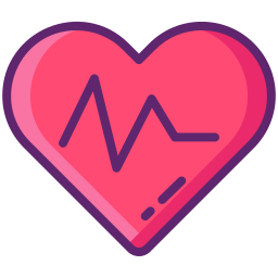 Heart beat icon