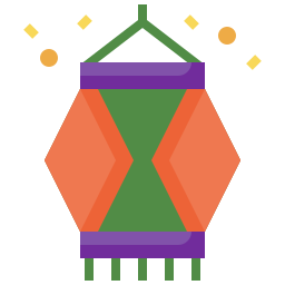 Diwali lamp icon