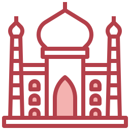 Taj mahal icon