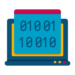 Binary code icon