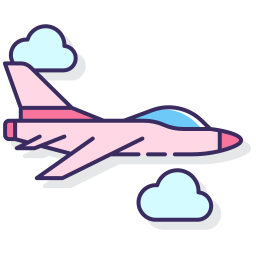 düsenflugzeug icon