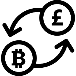 taux de change de la livre bitcoin Icône