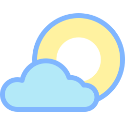 wolken und sonne icon