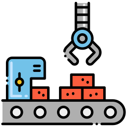 Assembly line icon