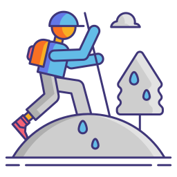 Hiking icon