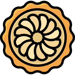 Apple pie icon