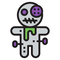 Voodoo doll icon