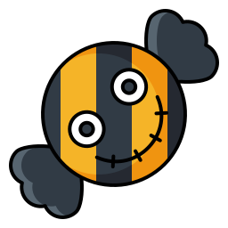 Halloween candy icon