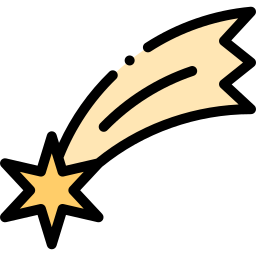 Shooting star icon