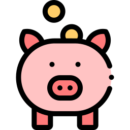 Piggy bank icon