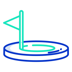terrain de golf Icône