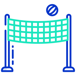 filet de volleyball Icône