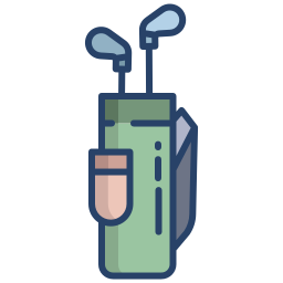 Golf bag icon