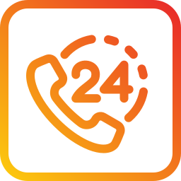 24 hours support icon