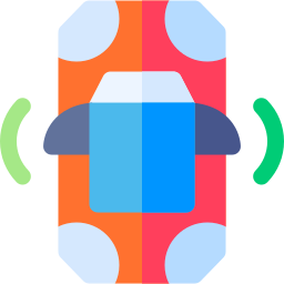 Autonomous car icon