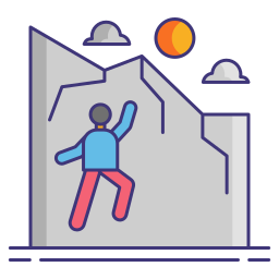 Climbing icon