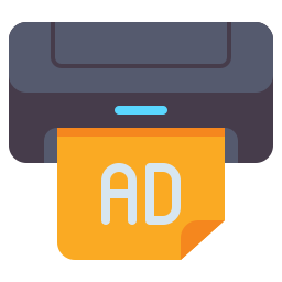 Print ads icon