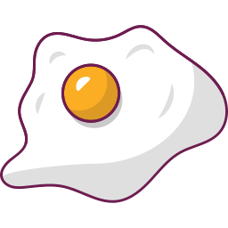 Fried egg icon