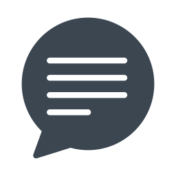 Chat bubble icon