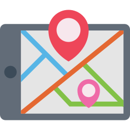 geographisches positionierungs system icon