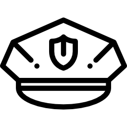 Police cap icon