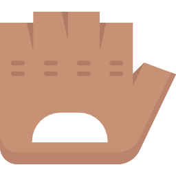 Baseball glove icon