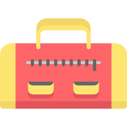 Sport bag icon