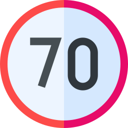 Speed limit icon