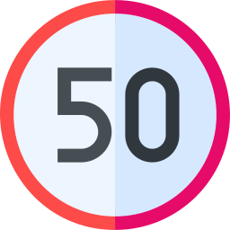 Speed limit icon