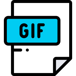 formato file gif icona