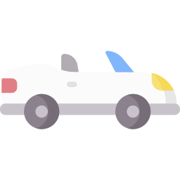 Convertible car icon