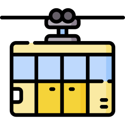 Cable car cabin icon