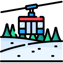 Cable car cabin icon