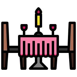 Dinner table icon