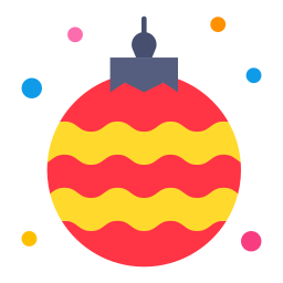 bola de natal Ícone