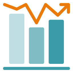 Business chart icon