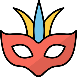 Carnival mask icon